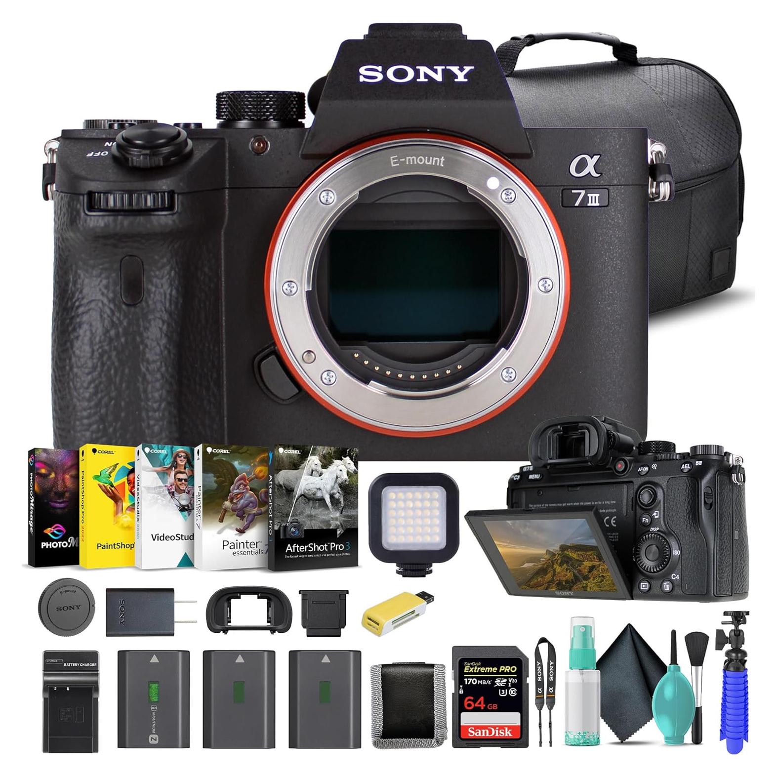 Cámara Sin Espejo Sony Alpha a7 III ILCE-7M3/B 24.2 MP 4K