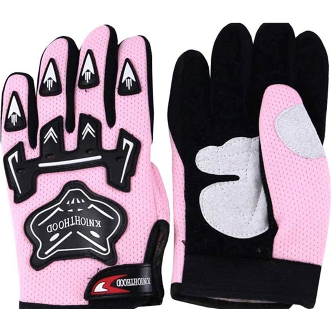 Guantes de Motocicleta Niños YC Yier TP001 Negro Talla Pequeña
