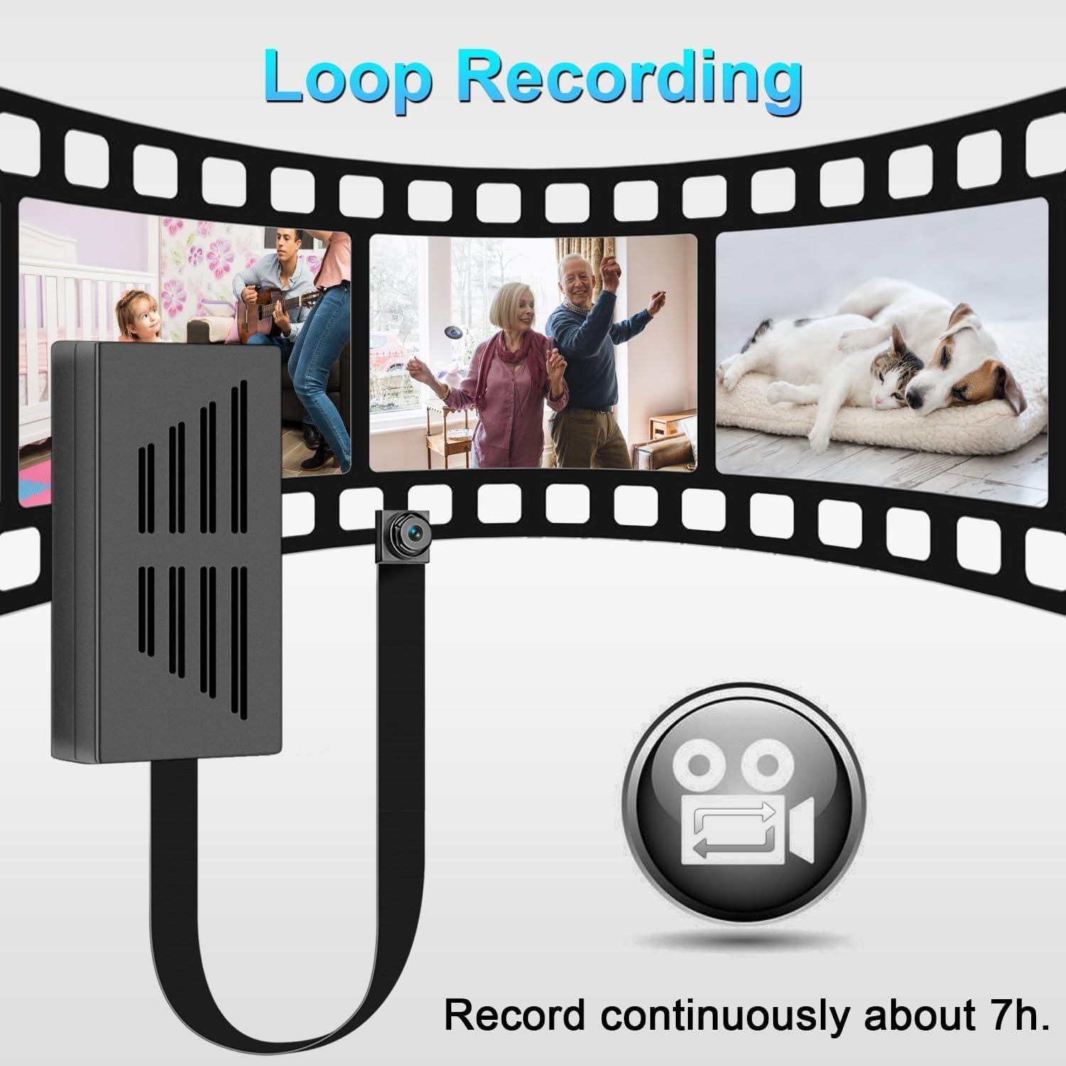 Cámara de Video Mini 64GB Amyway 1080P Portátil Seguridad