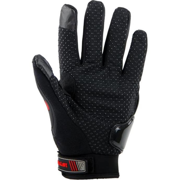 Guantes de Motocross 1Storm MCS17 Rojo Táctil Reforzados