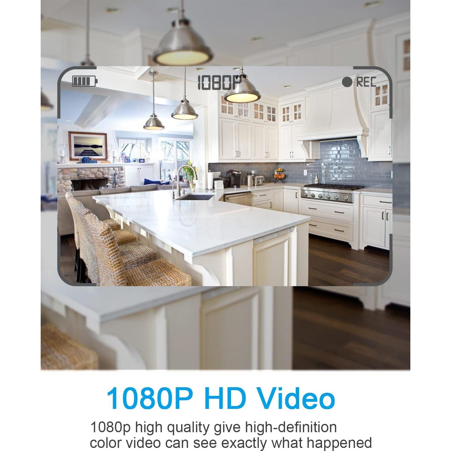 Reloj de Pared con Cámara Oculta Isekurity 1080P Detección Movimiento