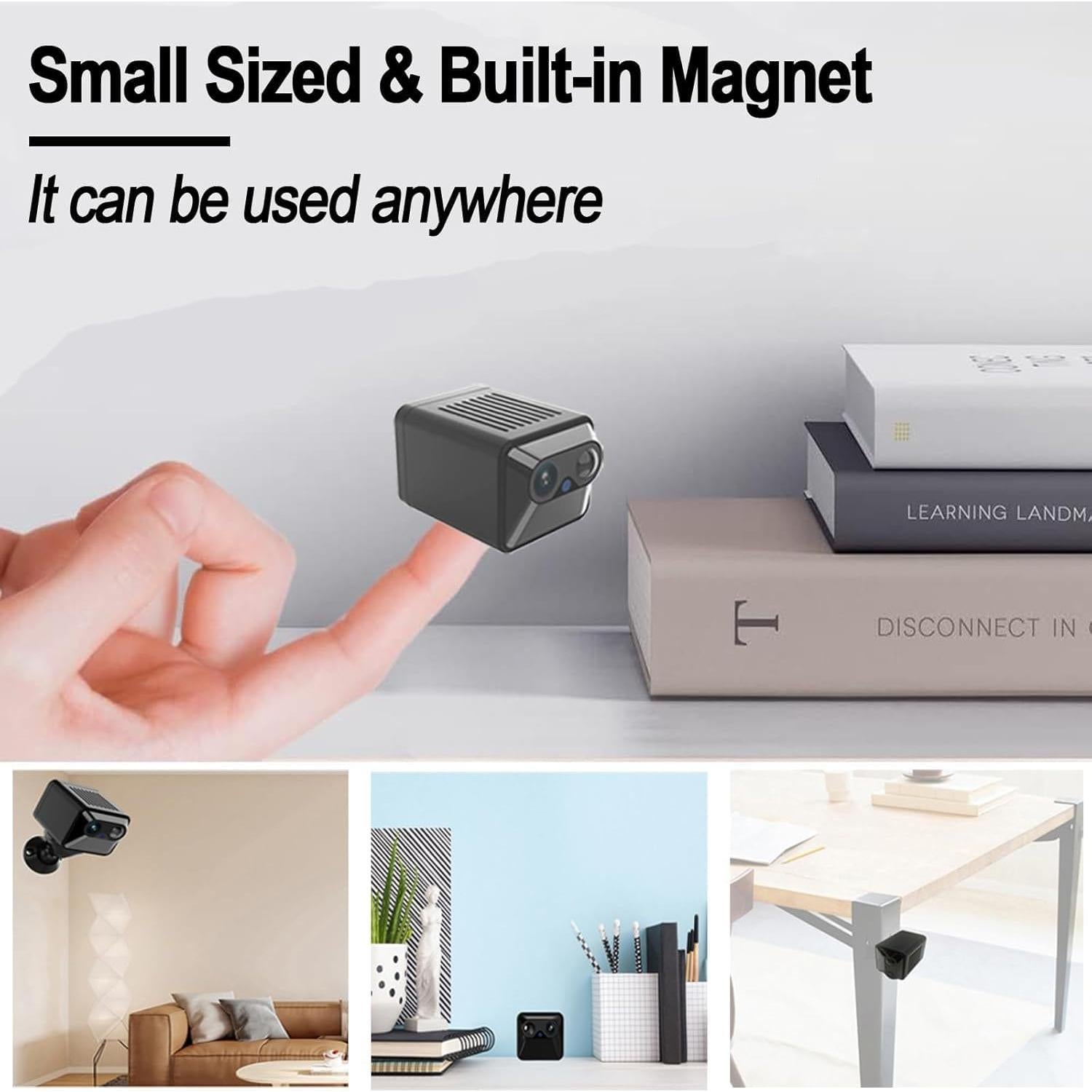 Cámara Inalámbrica WiFi BEEDMXU Ultra HD con Batería 2200mAh