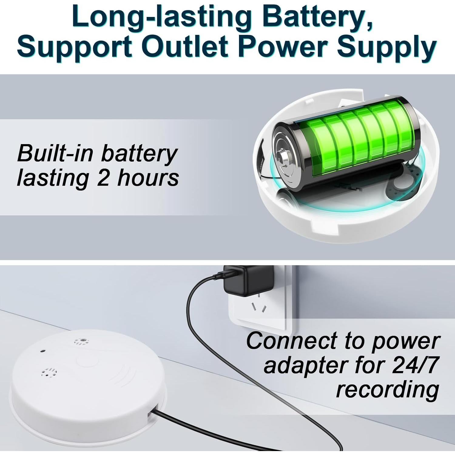 Cámara de Seguridad Inalámbrica eovas HD 1080P con Visión Nocturna
