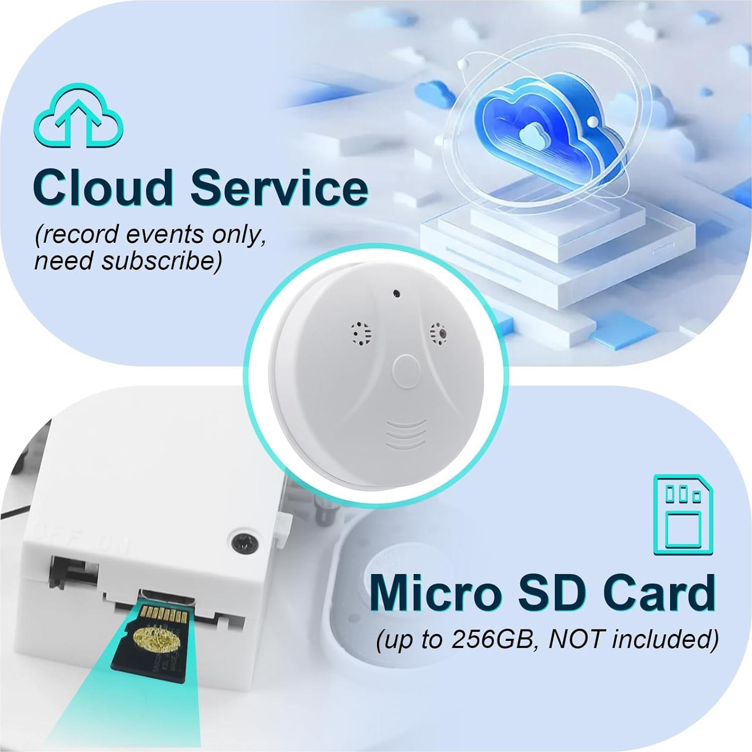 Cámara de Seguridad Inalámbrica eovas HD 1080P con Visión Nocturna