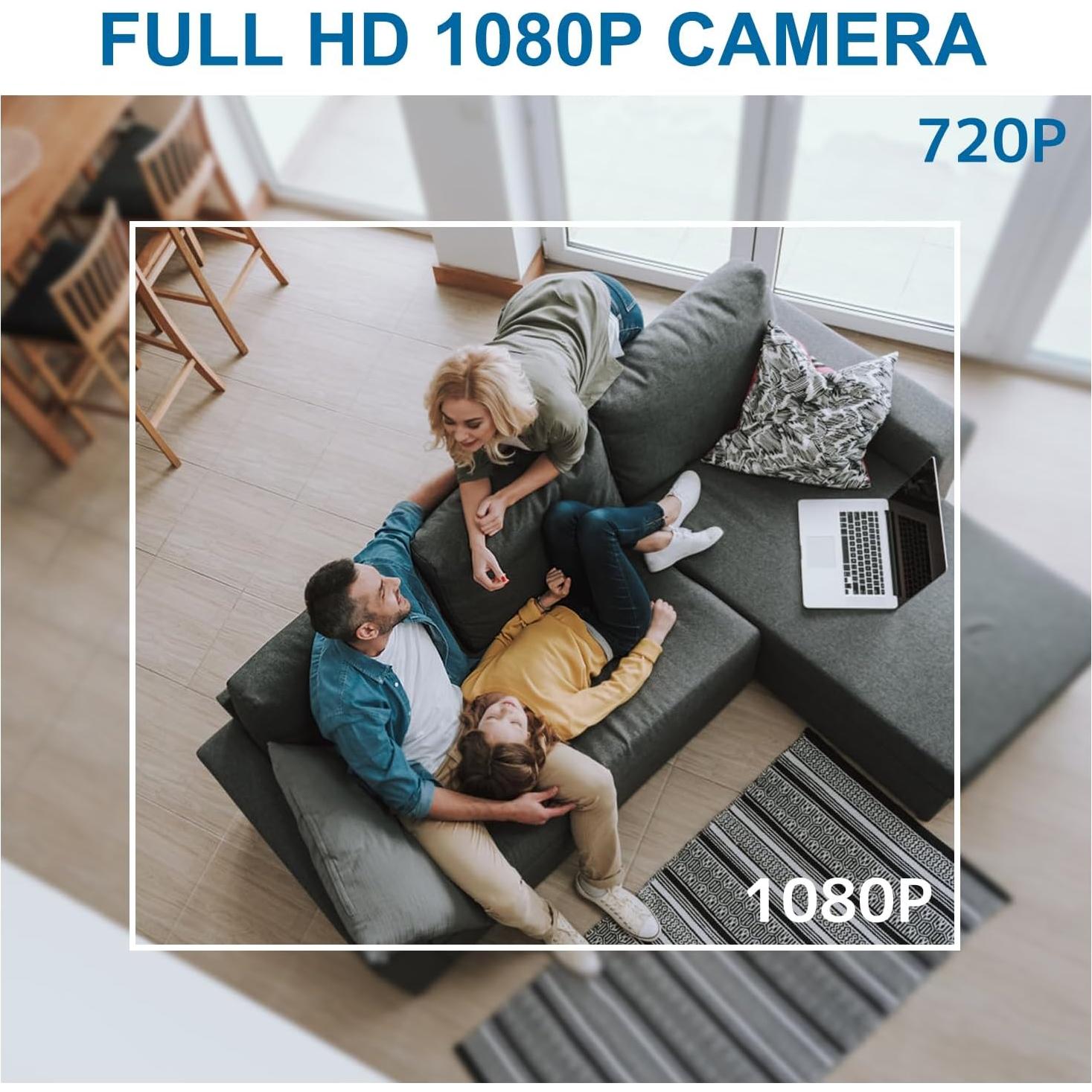 Cámara de Seguridad WiFi 1080P YYCAMUS con Visión Nocturna