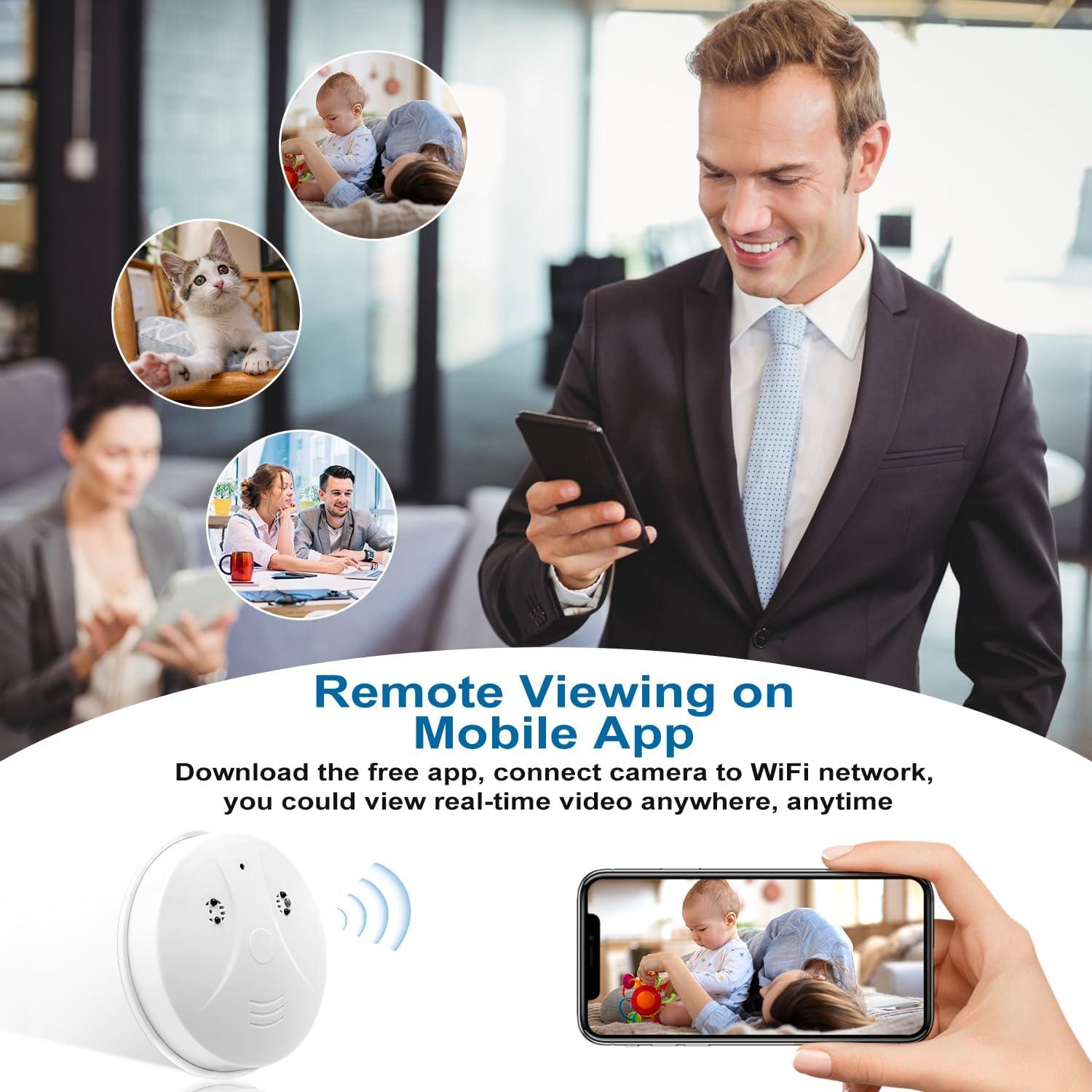 Cámara de Seguridad WiFi 1080P YYCAMUS con Visión Nocturna