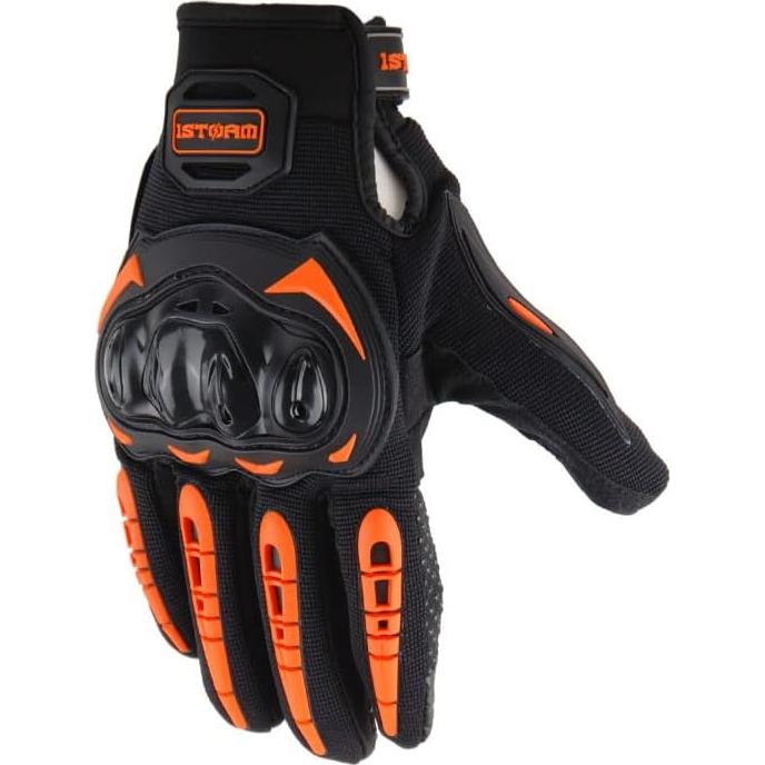 Guantes de Motocross 1Storm MCS17 L Naranja con Táctil