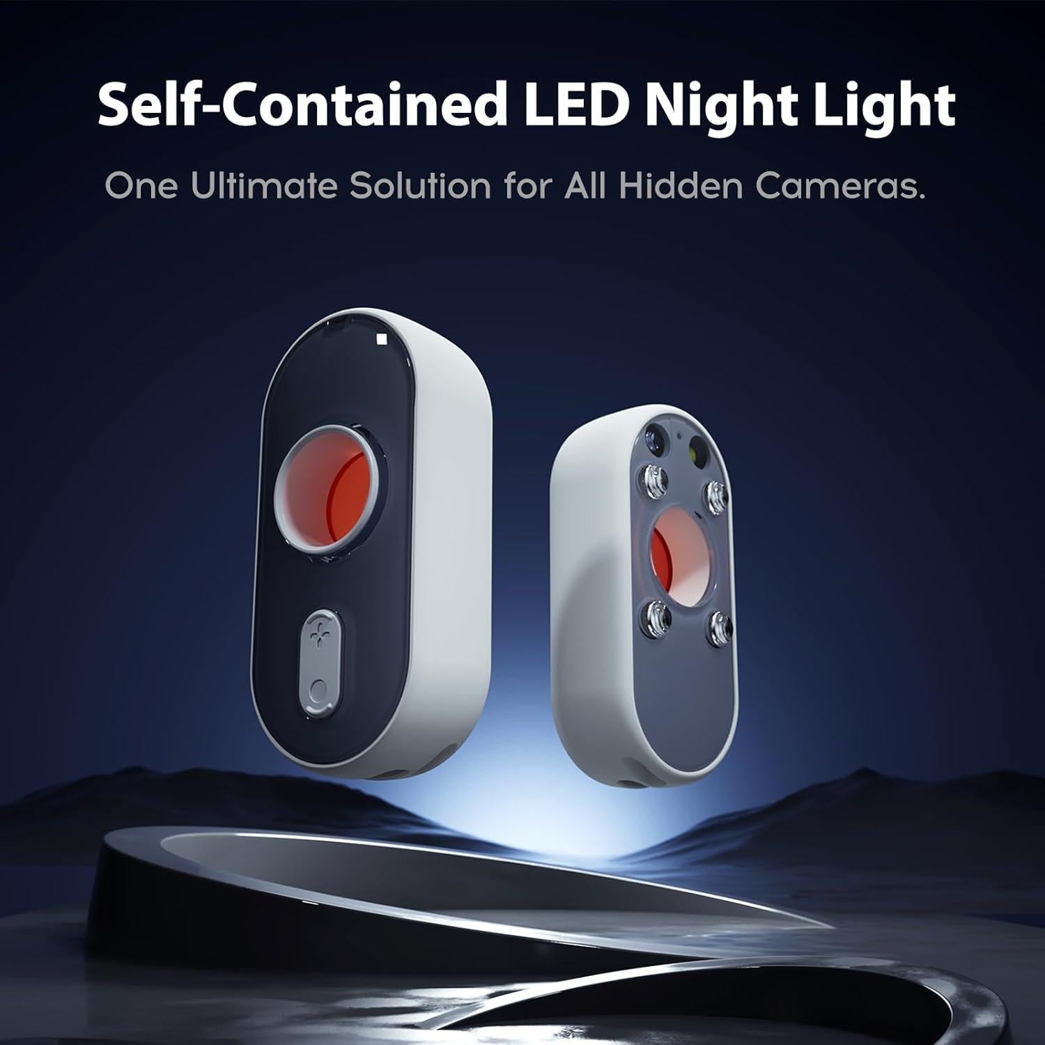 Detector de Cámara Oculta Kacylzom 3-en-1 con Linterna LED