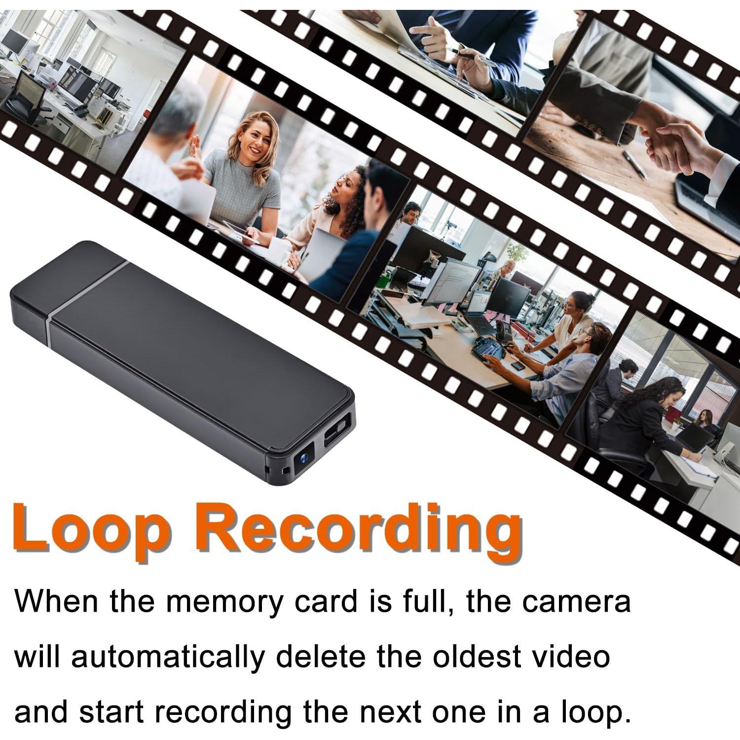 Cámara de Video Mini HD 1080P MITUUT 64GB Detección Movimiento