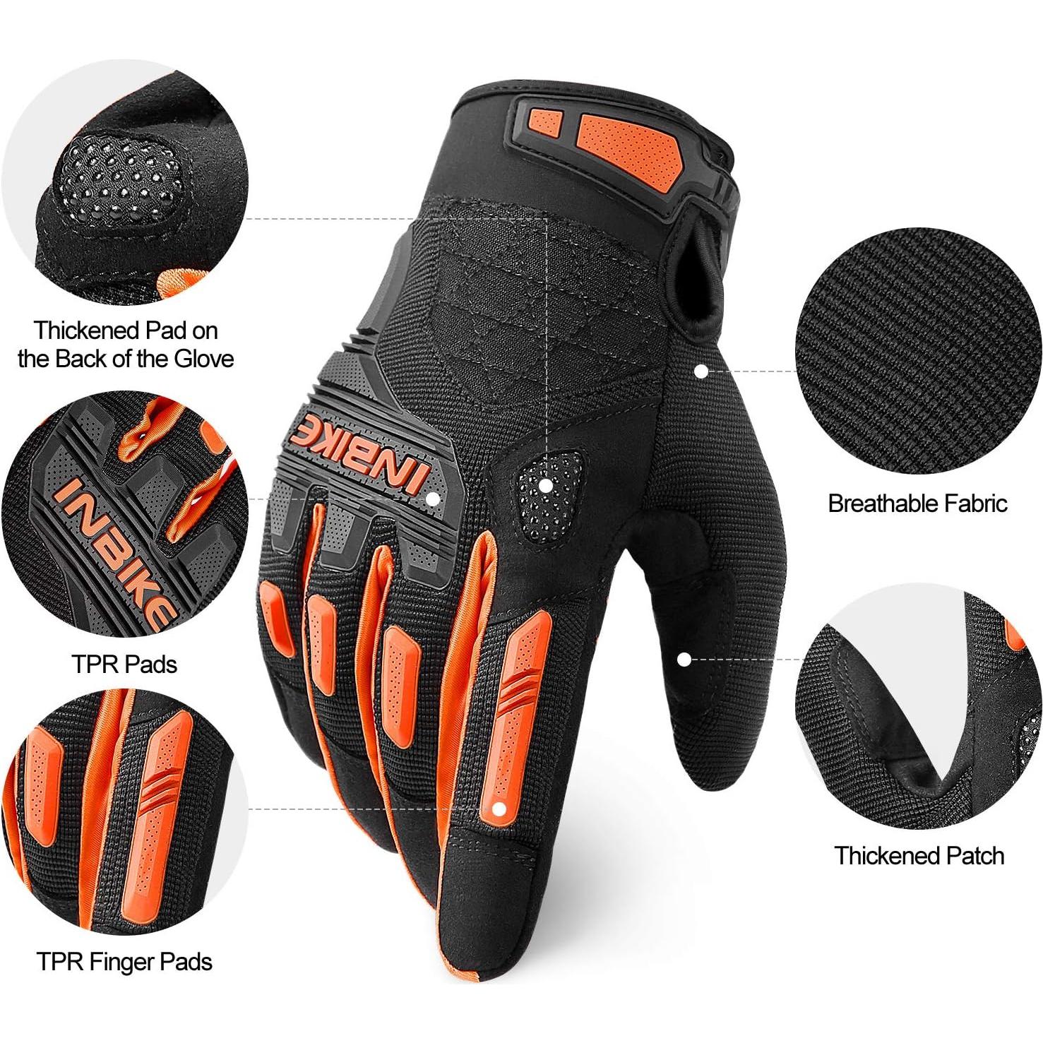 Guantes de Montaña INBIKE Táctiles con Protección TPR