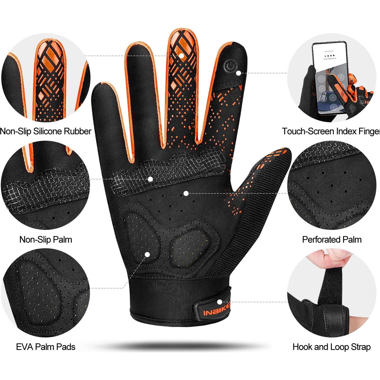 Guantes de Montaña INBIKE Táctiles con Protección TPR