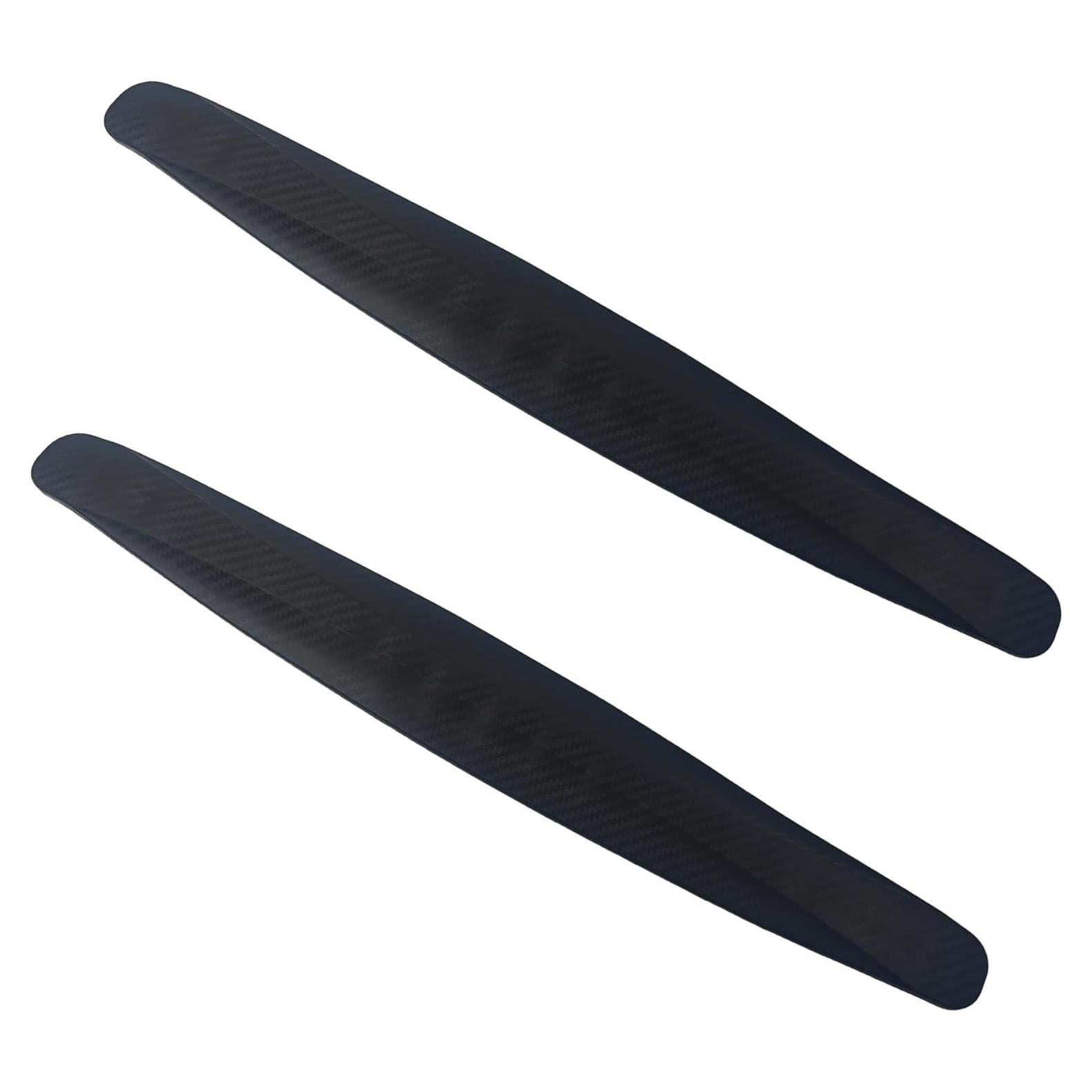 Tiras de Protección de Parachoques AUXBC 40x5.5cm Negro 2Pcs