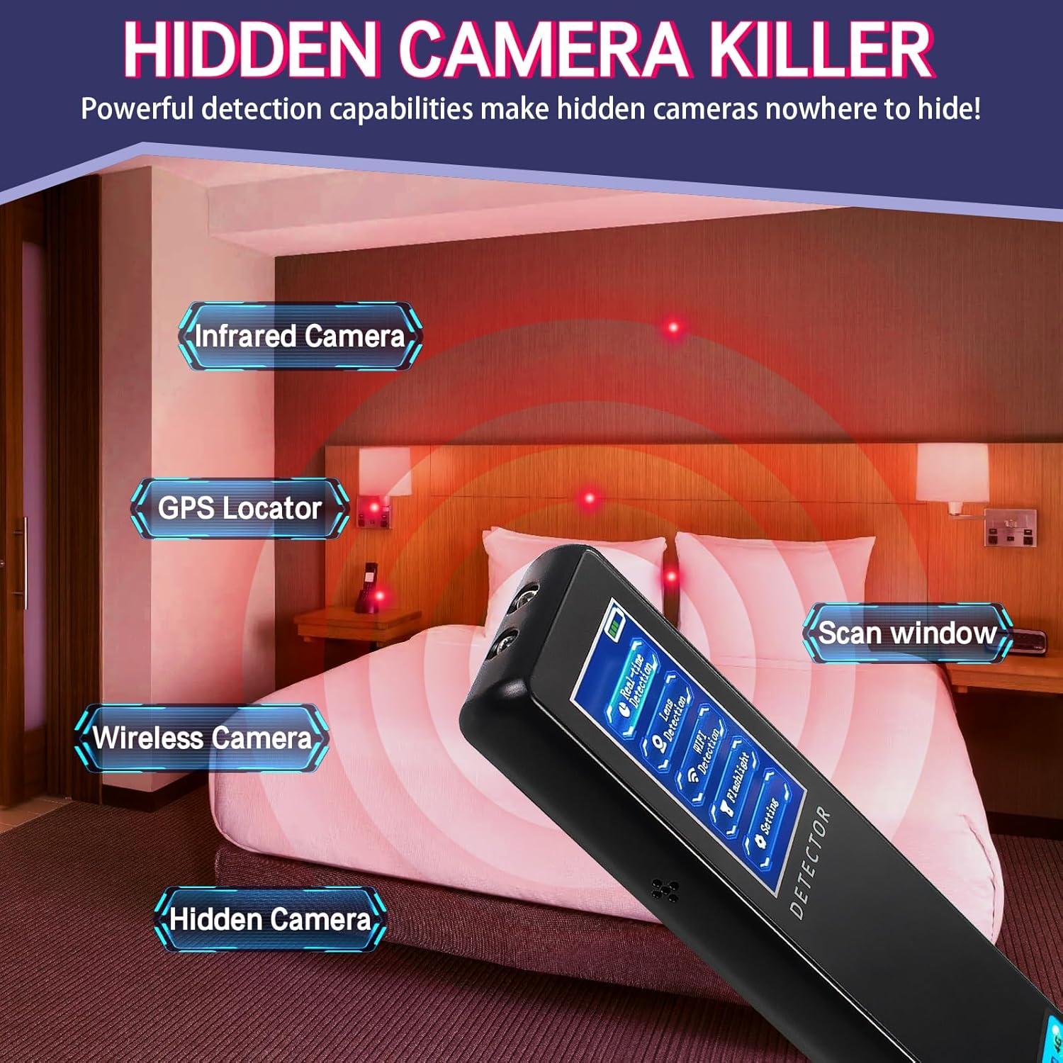 Detector de Cámaras Ocultas Diskawi01 - Escáner RF Portátil