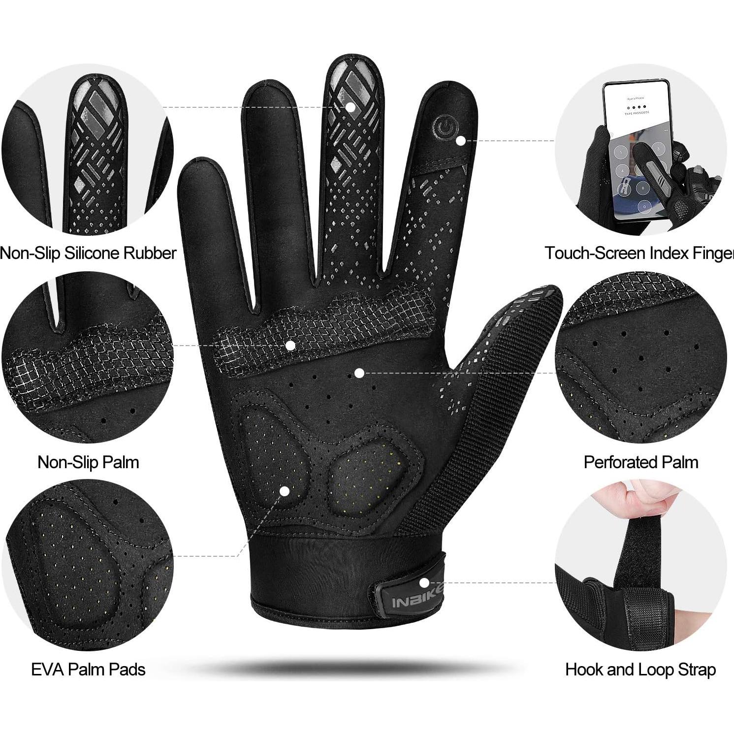 Guantes de Montaña INBIKE XXL Táctiles y Antichoque