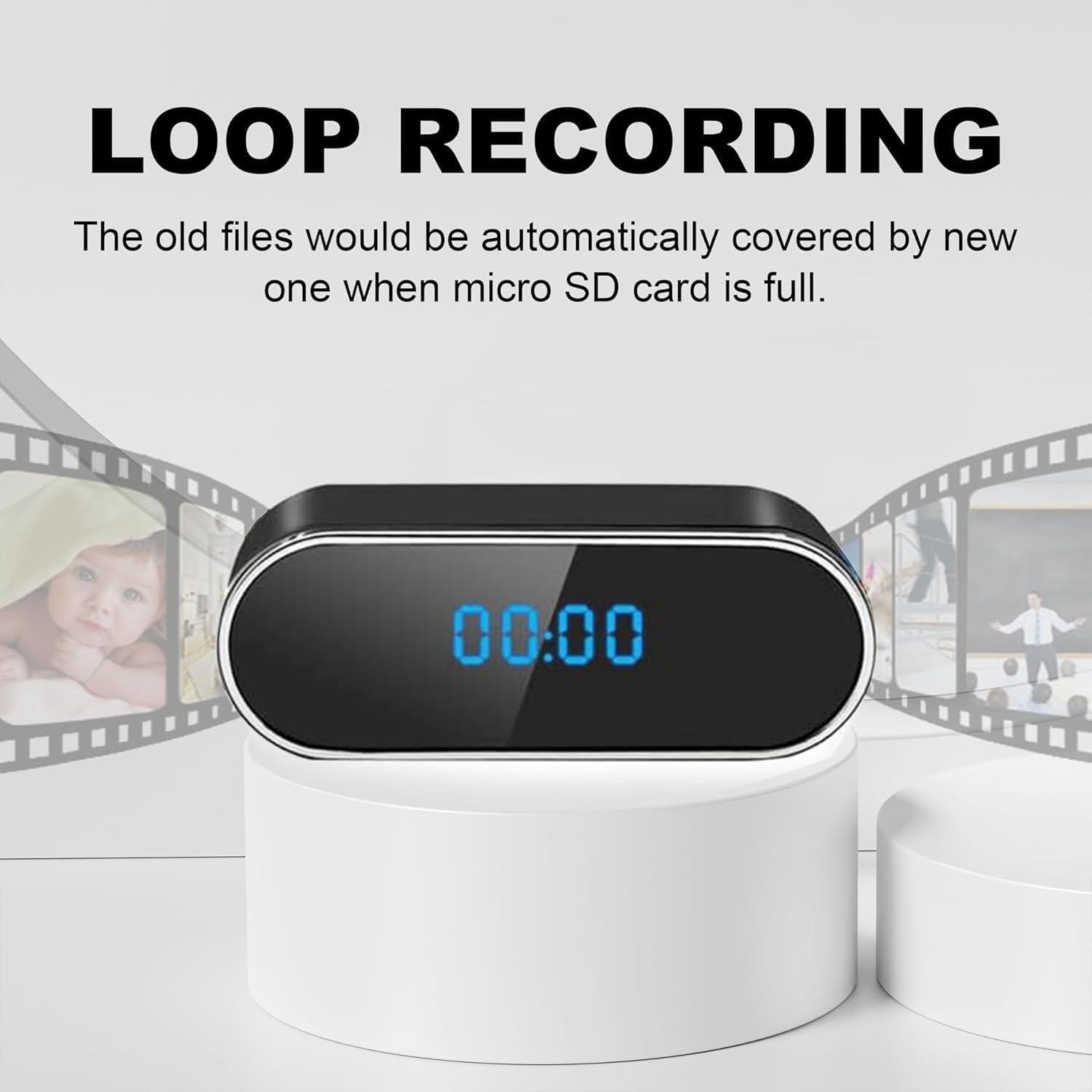 Cámara Reloj Inteligente NJINALW HD 1080P Inalámbrica