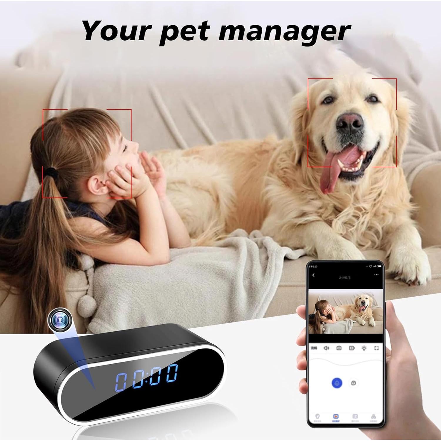 Cámara Reloj Inteligente NJINALW HD 1080P Inalámbrica