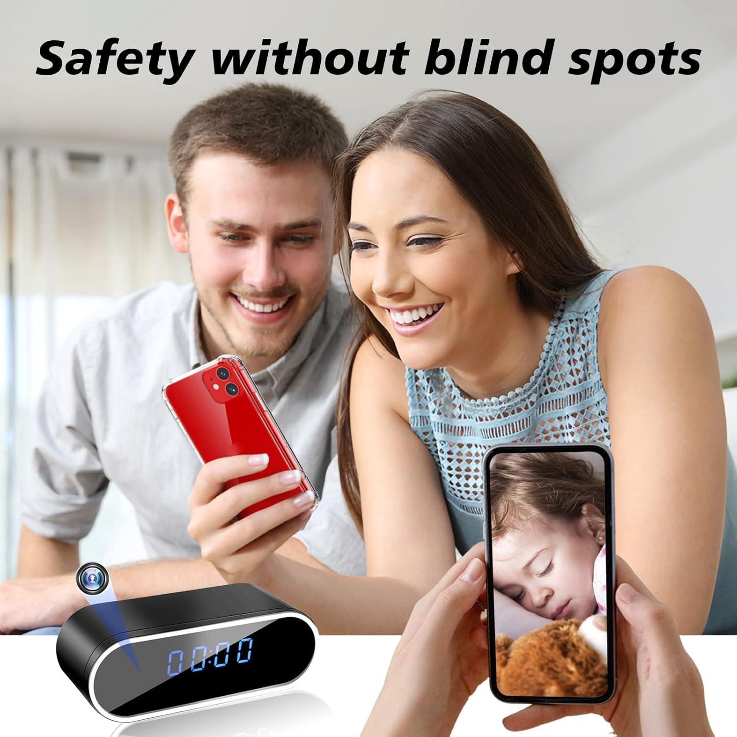 Cámara Reloj Inteligente NJINALW HD 1080P Inalámbrica