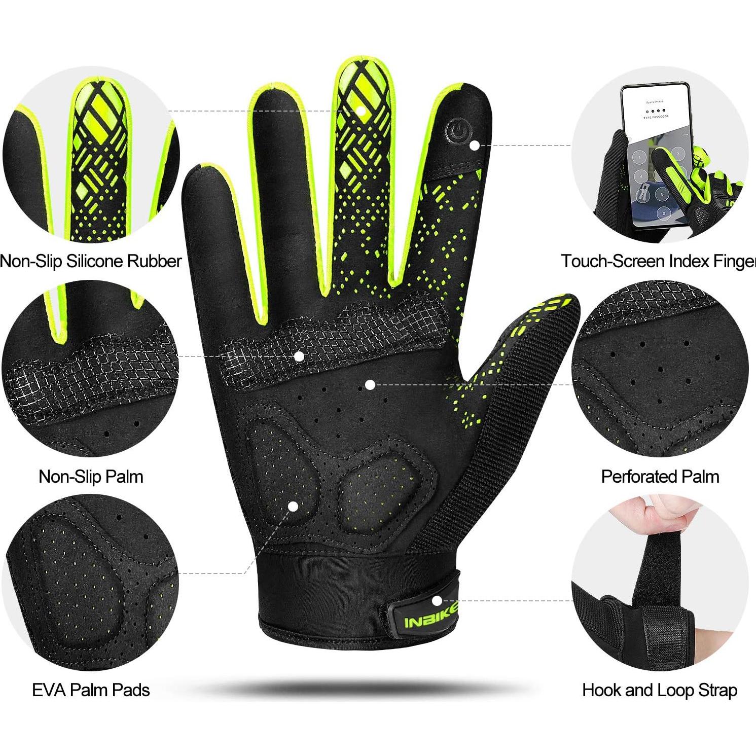 Guantes de Montaña INBIKE XX-Large Transpirables Táctiles