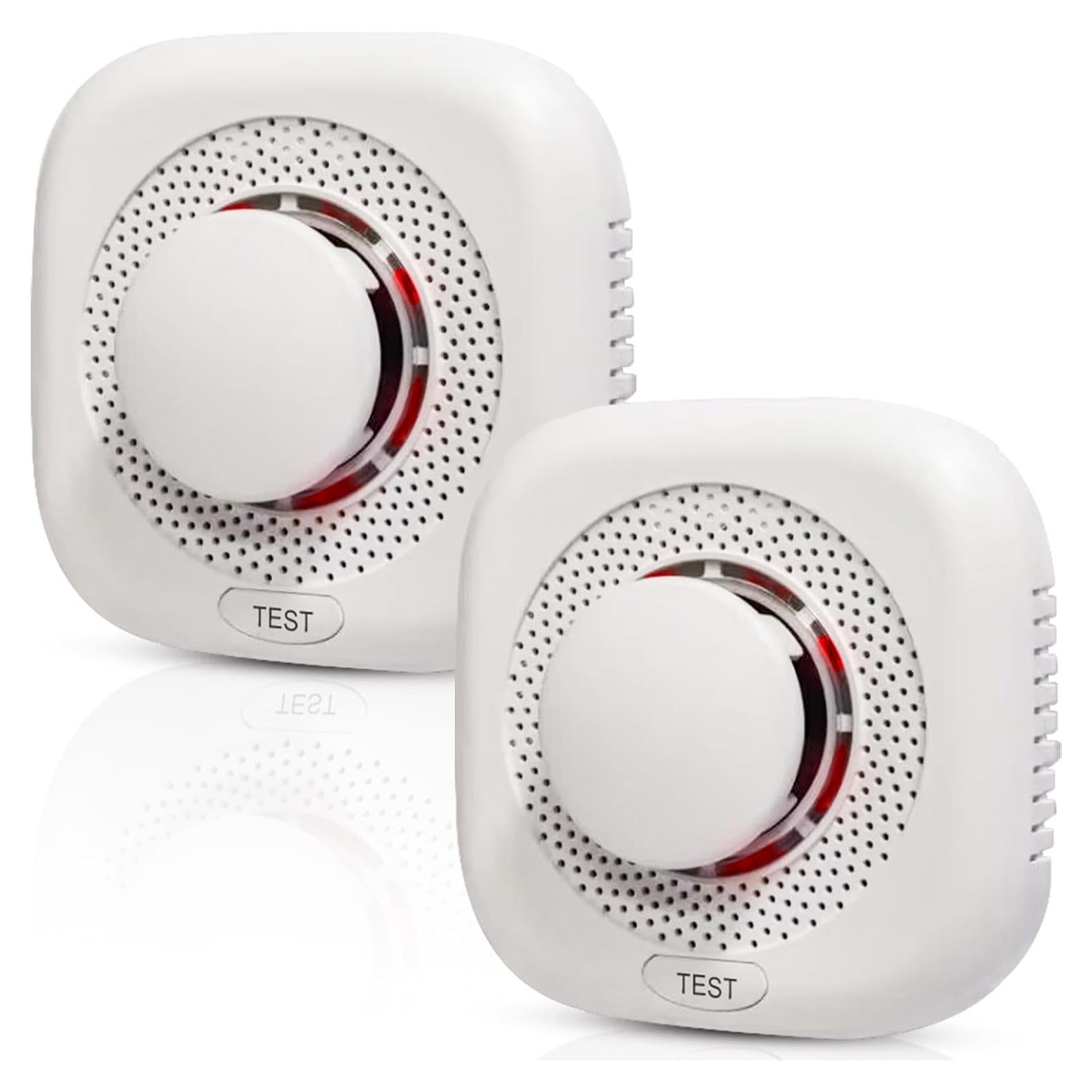 Detector de Humo Óptico Chagasort 2 Paquete con LED