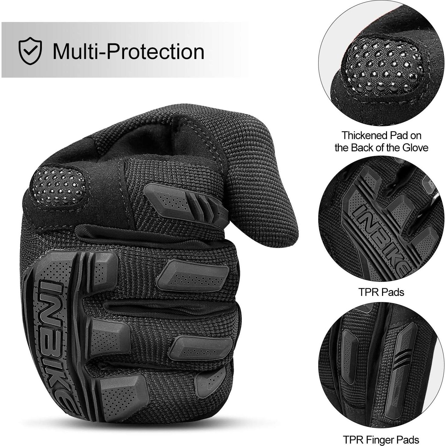 Guantes de Montaña INBIKE X-Large Transpirables Táctiles