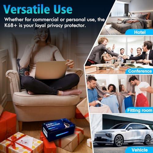 Detector de Cámara Oculta JMDHKK K68 - Protección Privacidad