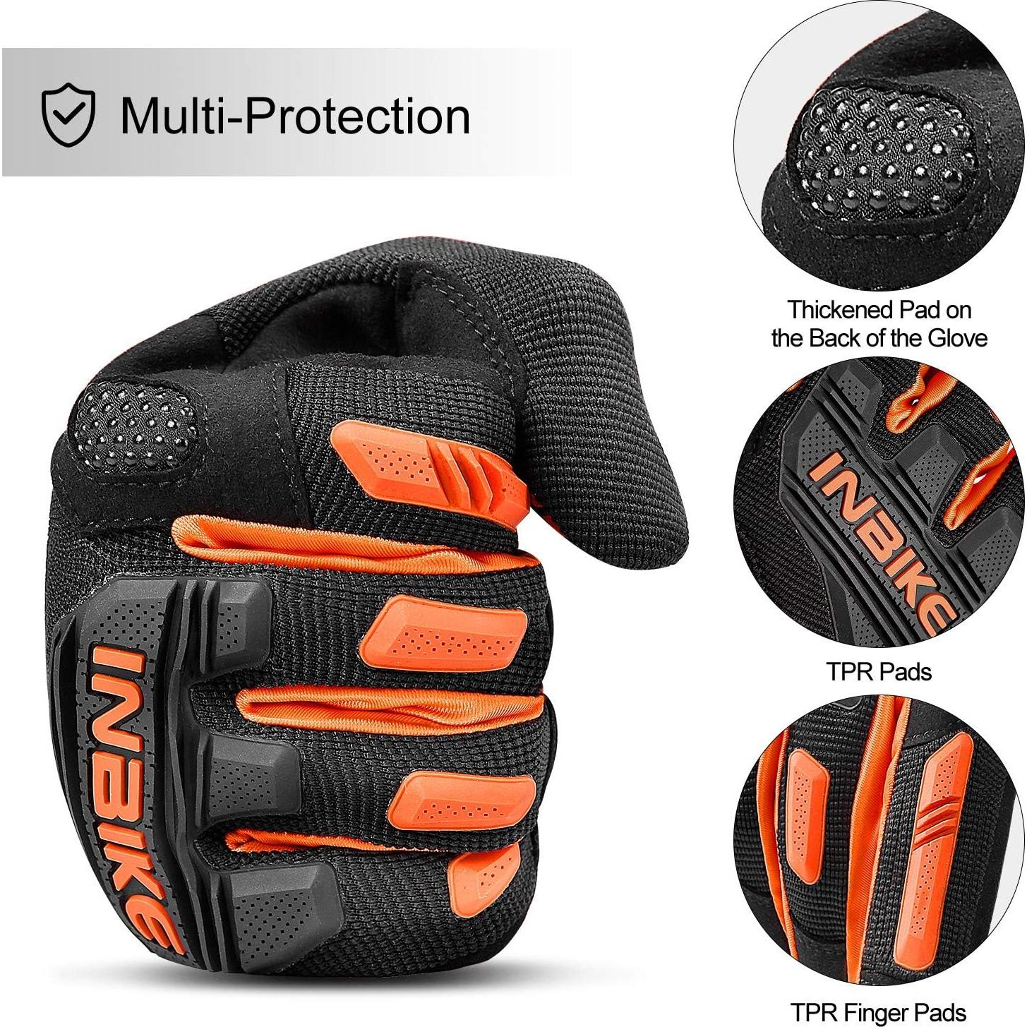 Guantes de Montaña INBIKE Táctiles con Protección de Nudillos