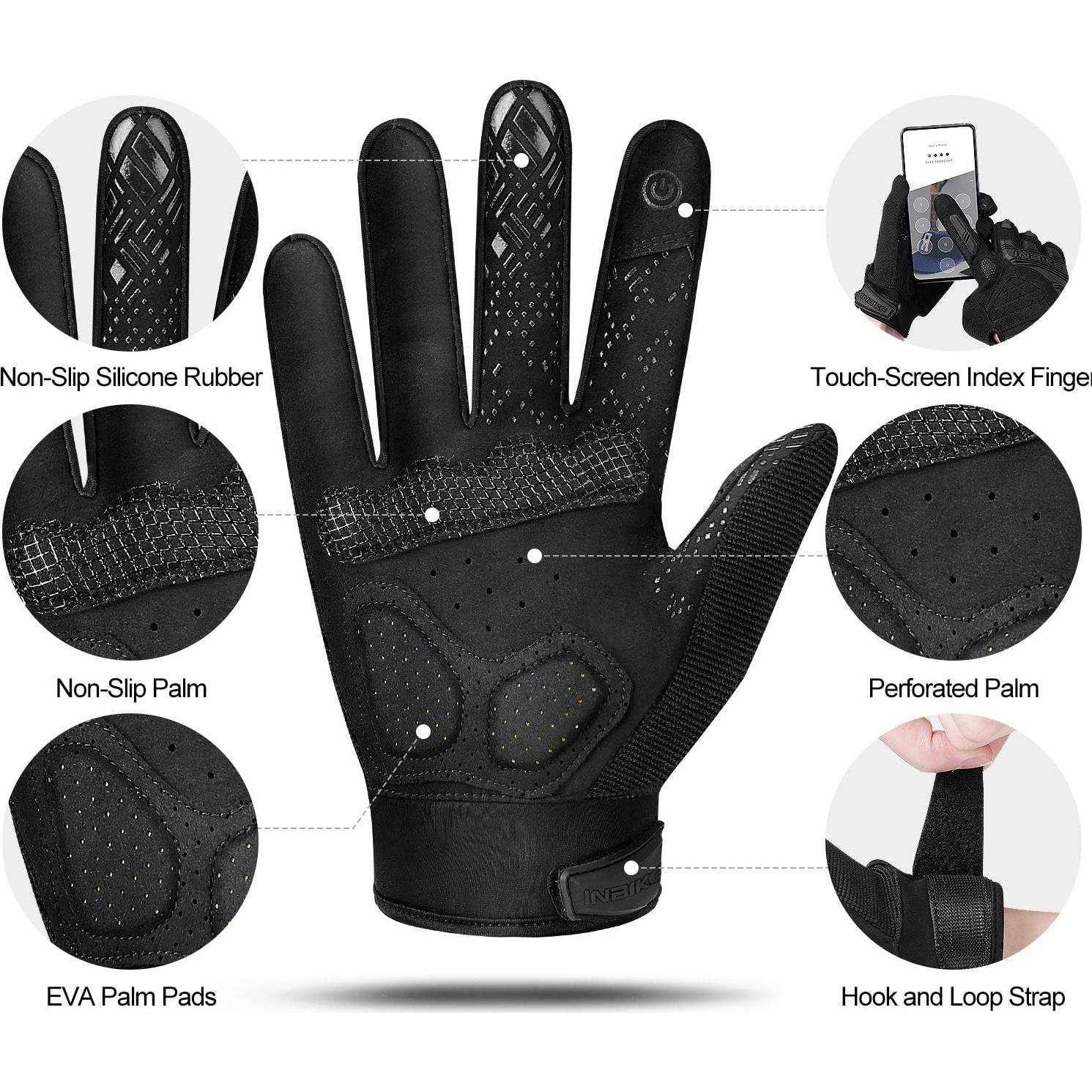 Guantes de Montaña INBIKE XXL Táctiles y Antichoque