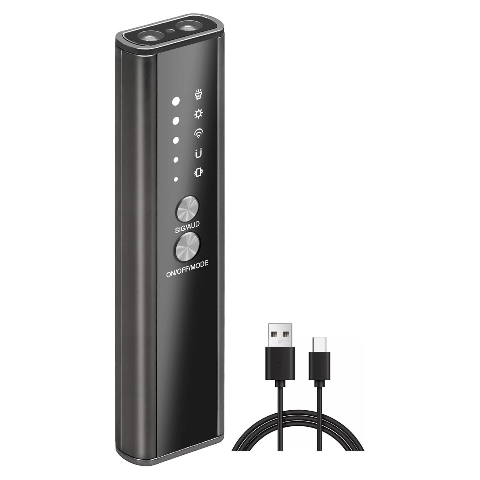 Detector de Dispositivos Ocultos KT-02 Oro y Negro - Detección de Cámara Espía y GPS