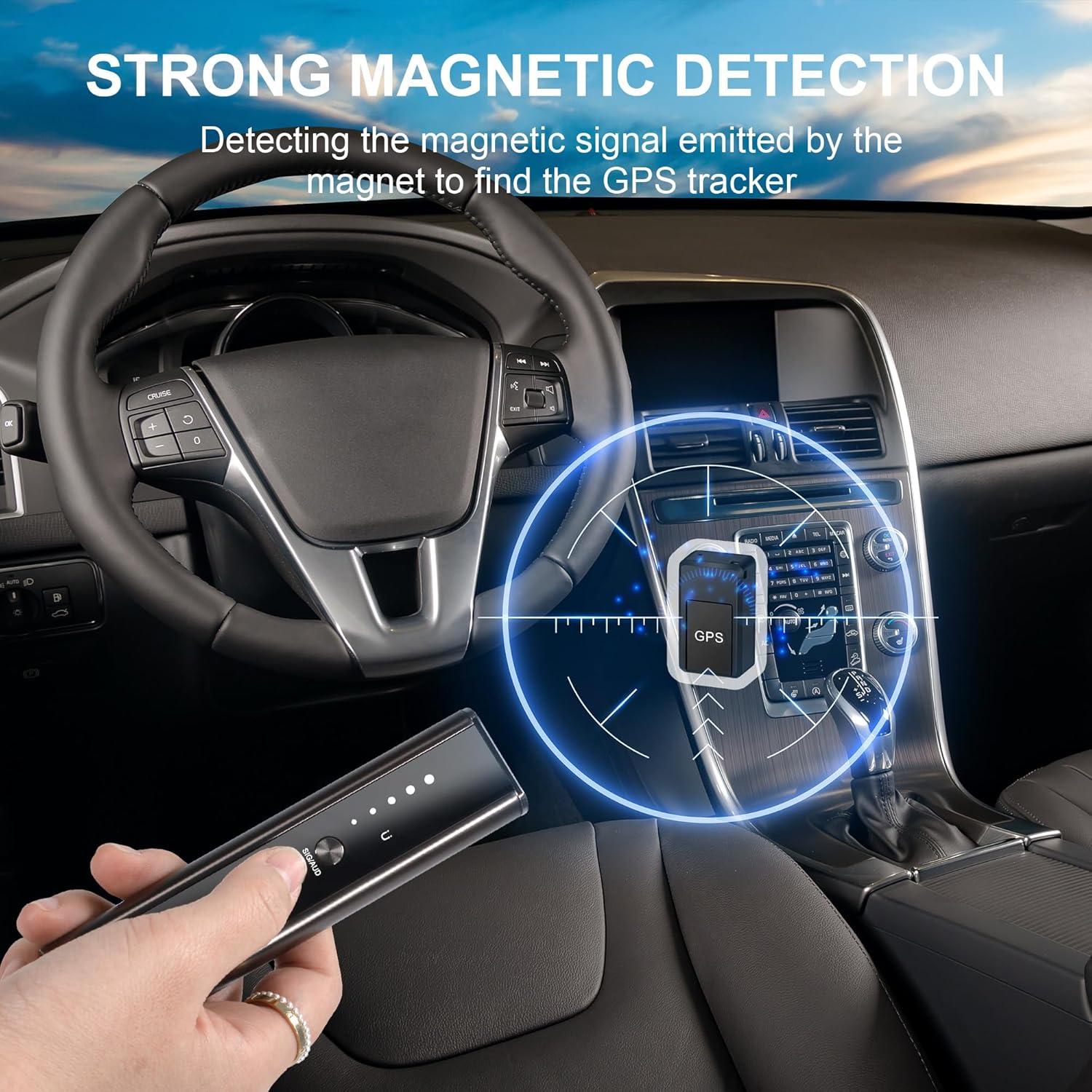 Detector de Dispositivos Ocultos KT-02 Oro y Negro - Detección de Cámara Espía y GPS