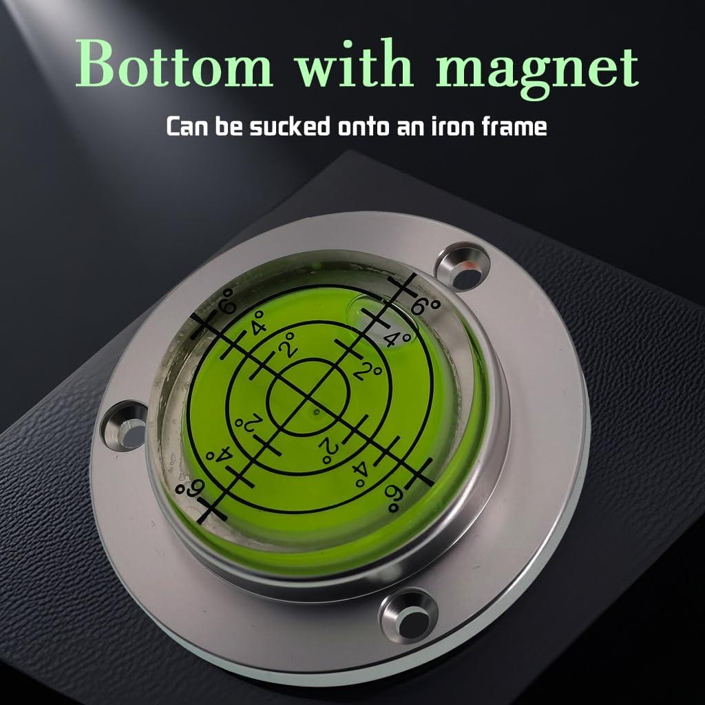 Nivel de Burbuja Magnético The Yan He 50mm Aluminio