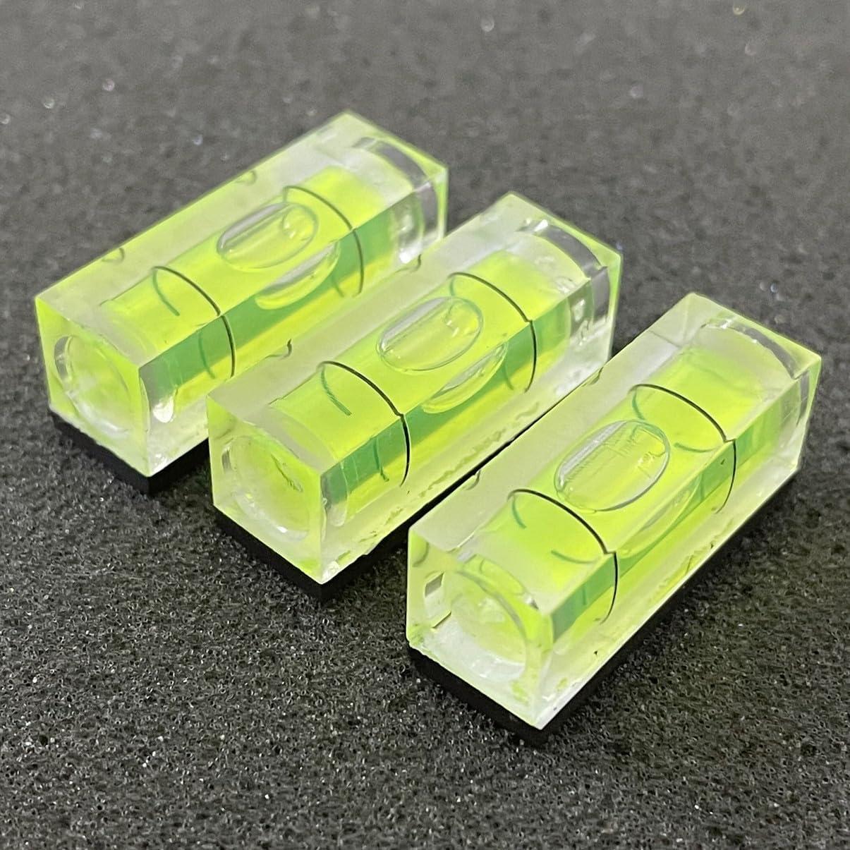 6 Niveles de Burbuja Magnéticos ZUJHPYMI 10x10x29mm Verde