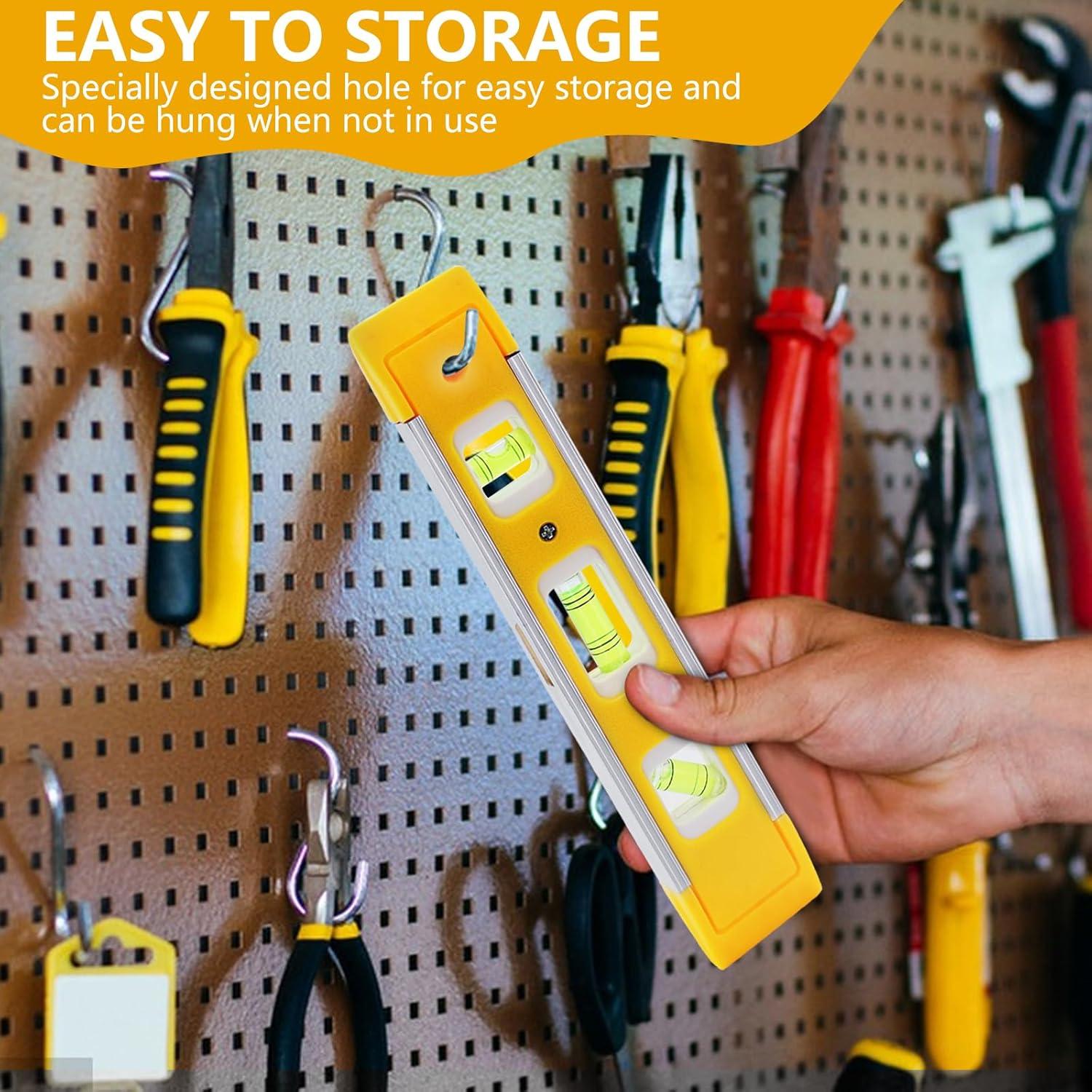 Nivel Torpedo Magnético DTDNZKN 230 mm con 3 Niveles de Burbuja