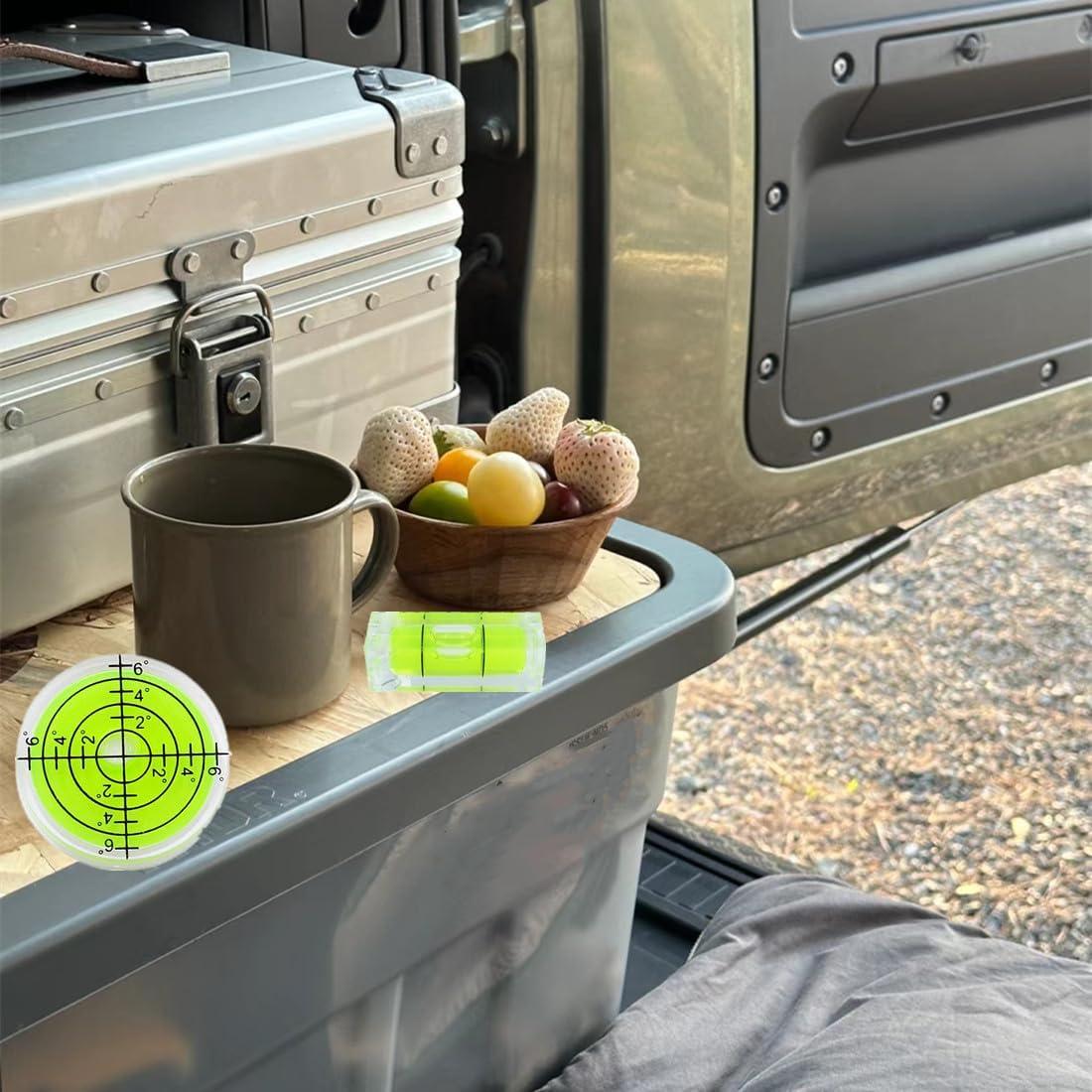 8 Niveles de Burbuja Mini LAIESYA para Medición - Acrílico