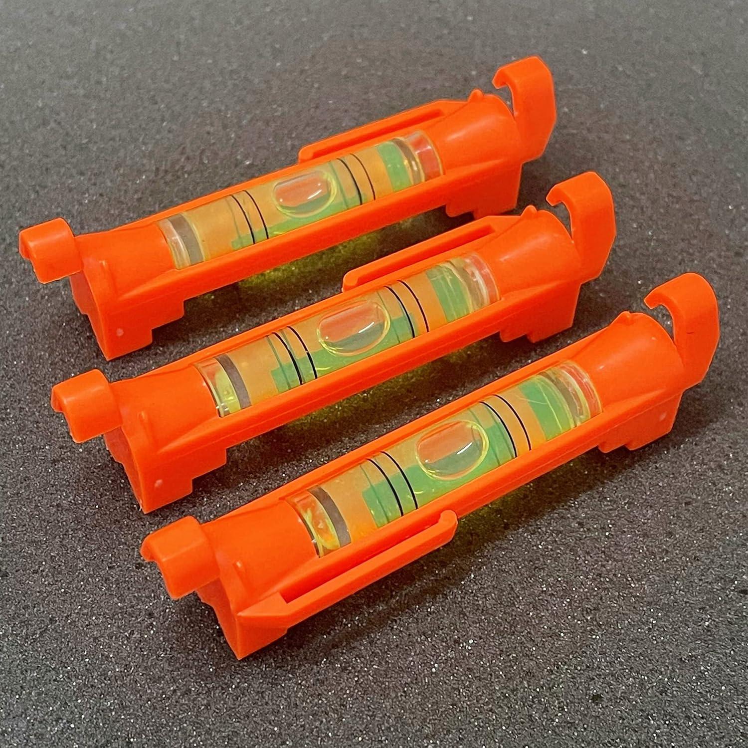 Nivel de Burbuja Colgante ZUJHPYMI 5 Pcs 75x12.5mm Rojo