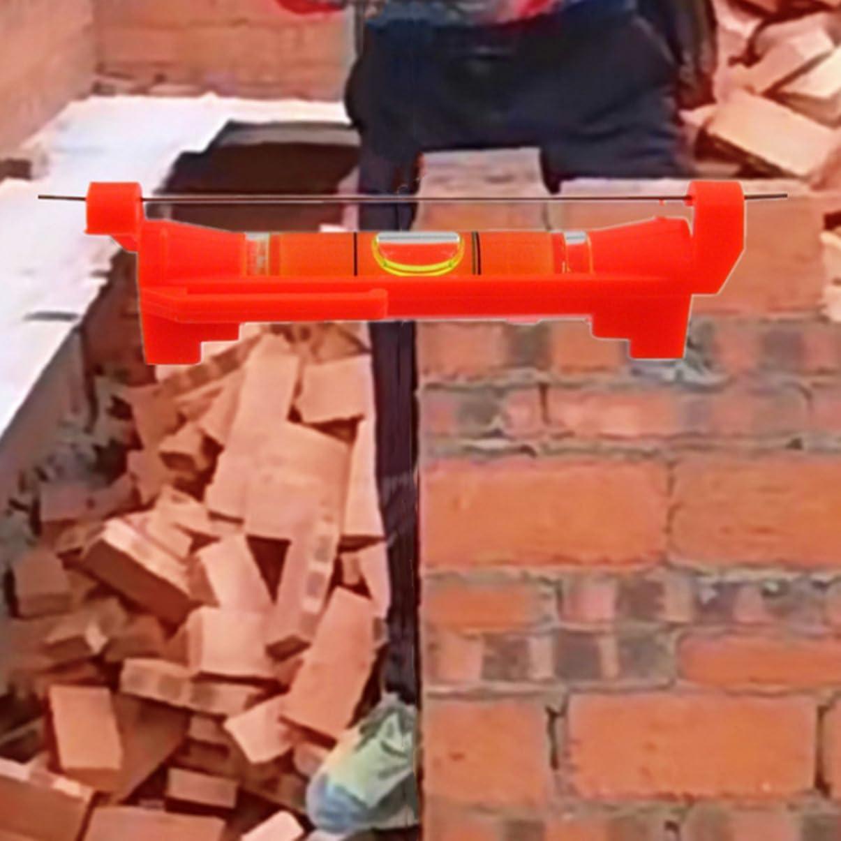 Nivel de Burbuja Colgante ZUJHPYMI 5 Pcs 75x12.5mm Rojo