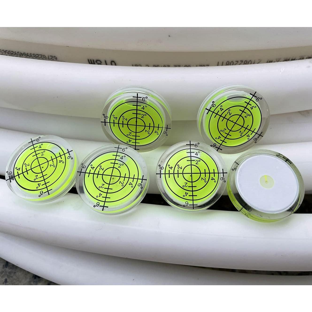 3 Piezas Nivel de Burbuja Circular LAIESYA 32x7mm para Medición