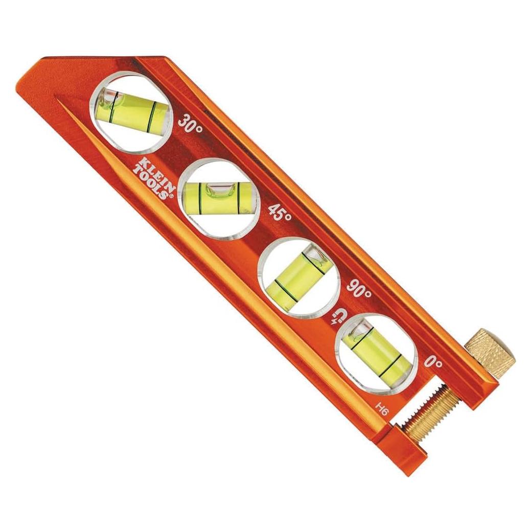 Nivel Torpedo Magnético Klein Tools 935AB4V 15.88 cm Naranja