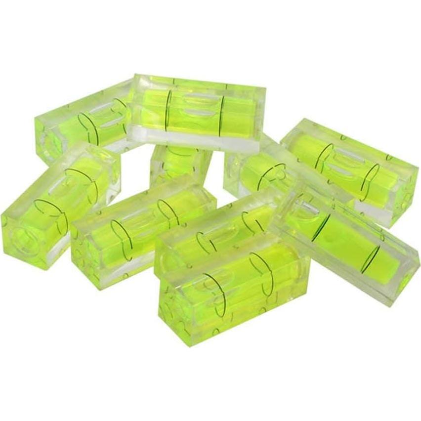 Nivel de Burbuja Cuadrado YOTOM 11pcs Verde 10x2.9cm