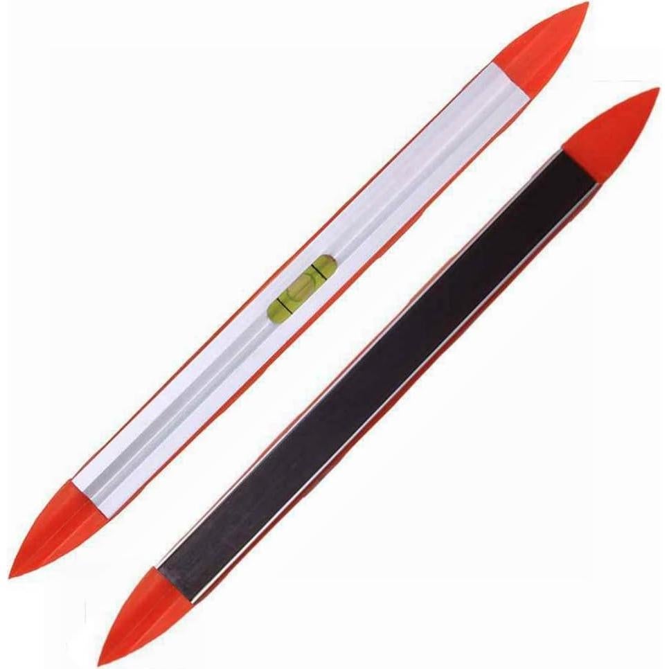 Nivel Torpedo Magnético YOTOM 23 cm Aluminio Naranja - 2 Pcs