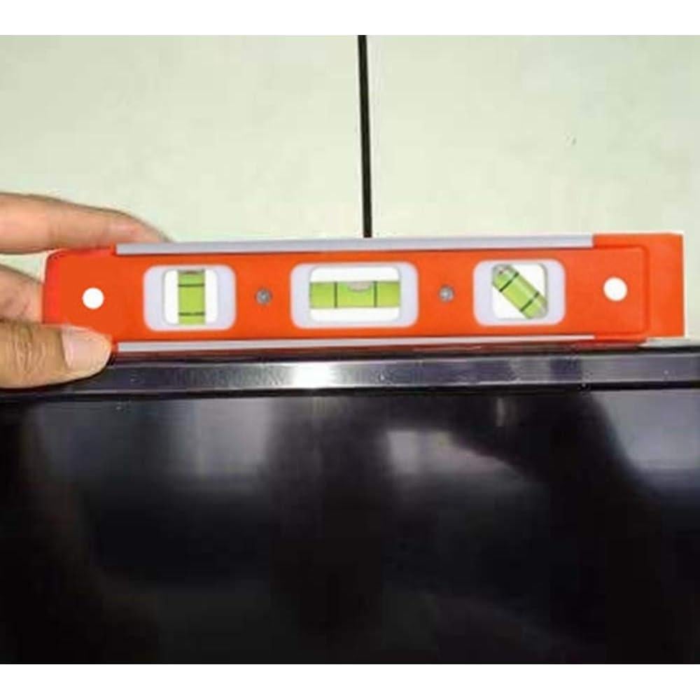 Nivel Torpedo Magnético YOTOM 23 cm Aluminio Naranja - 2 Pcs