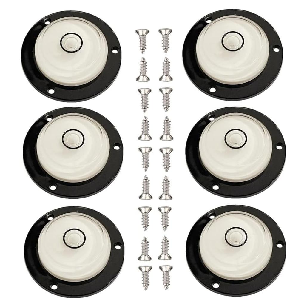 6 Niveles de Burbuja Circular SIZIKJXGHWYI con Tornillos