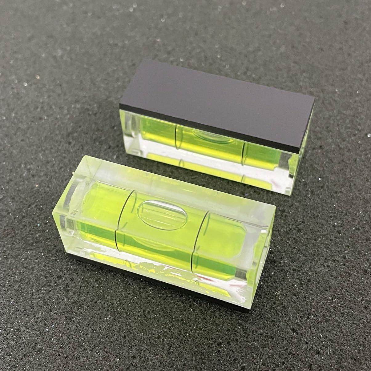 Nivel de Burbuja Magnético ZUJHPYMI 2 Pcs 15x15x40mm