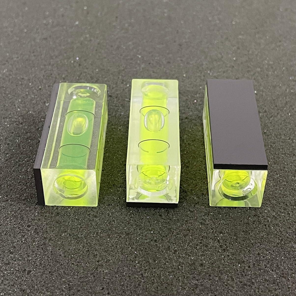 Nivel de Burbuja Magnético ZUJHPYMI 2 Pcs 15x15x40mm