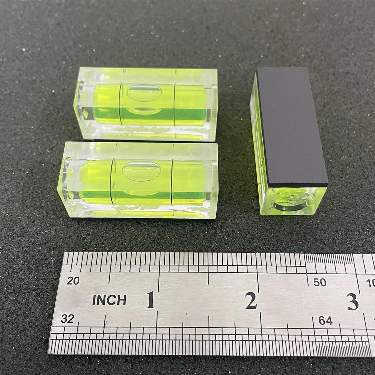 Nivel de Burbuja Magnético ZUJHPYMI 2 Pcs 15x15x40mm