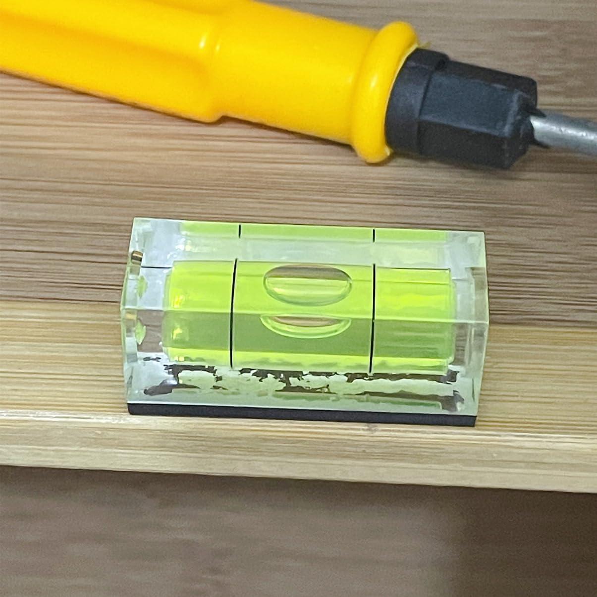 Nivel de Burbuja Magnético ZUJHPYMI 2 Pcs 15x15x40mm