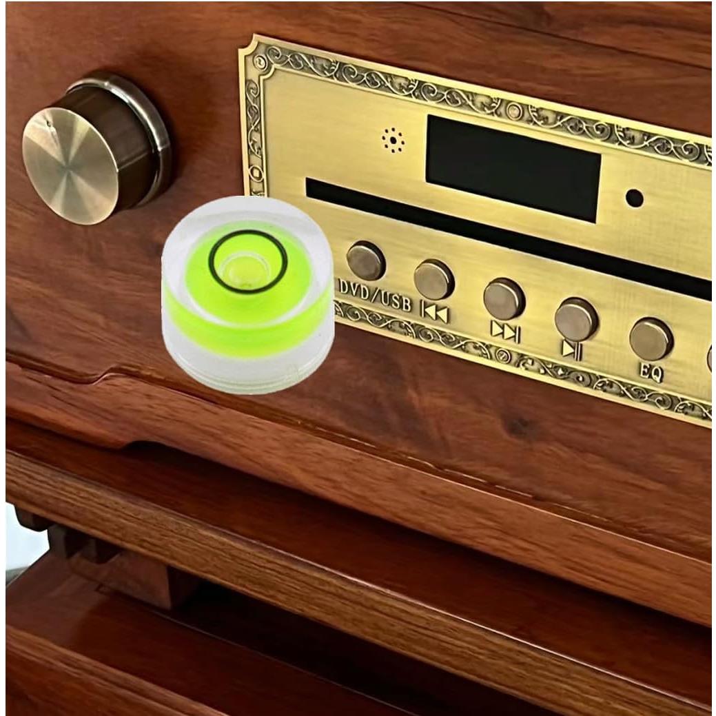 10 Niveles de Burbuja Mini Circulares WOYISEPG 10x6mm