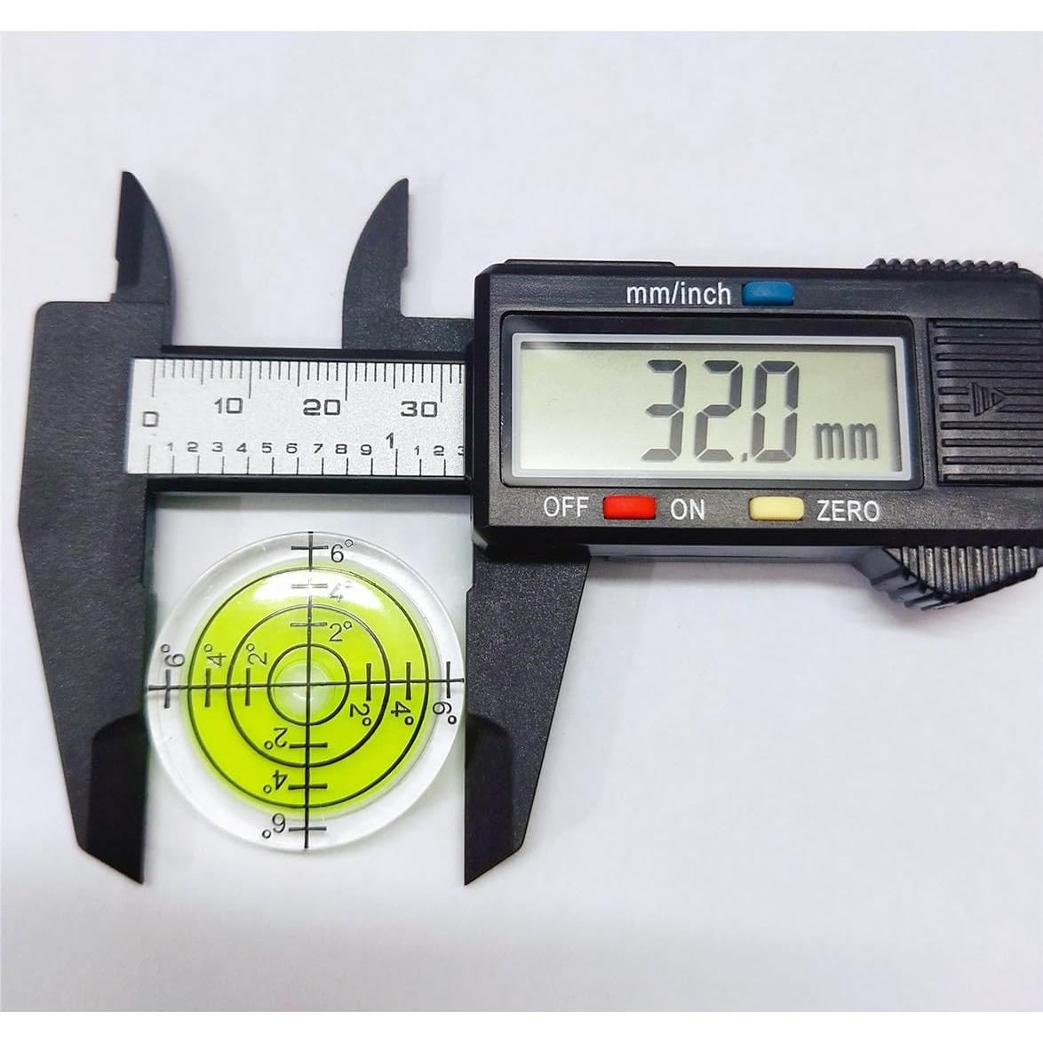 Juego de 6 Niveles de Burbuja Circulares SIZIKJXGHWYI 32mm