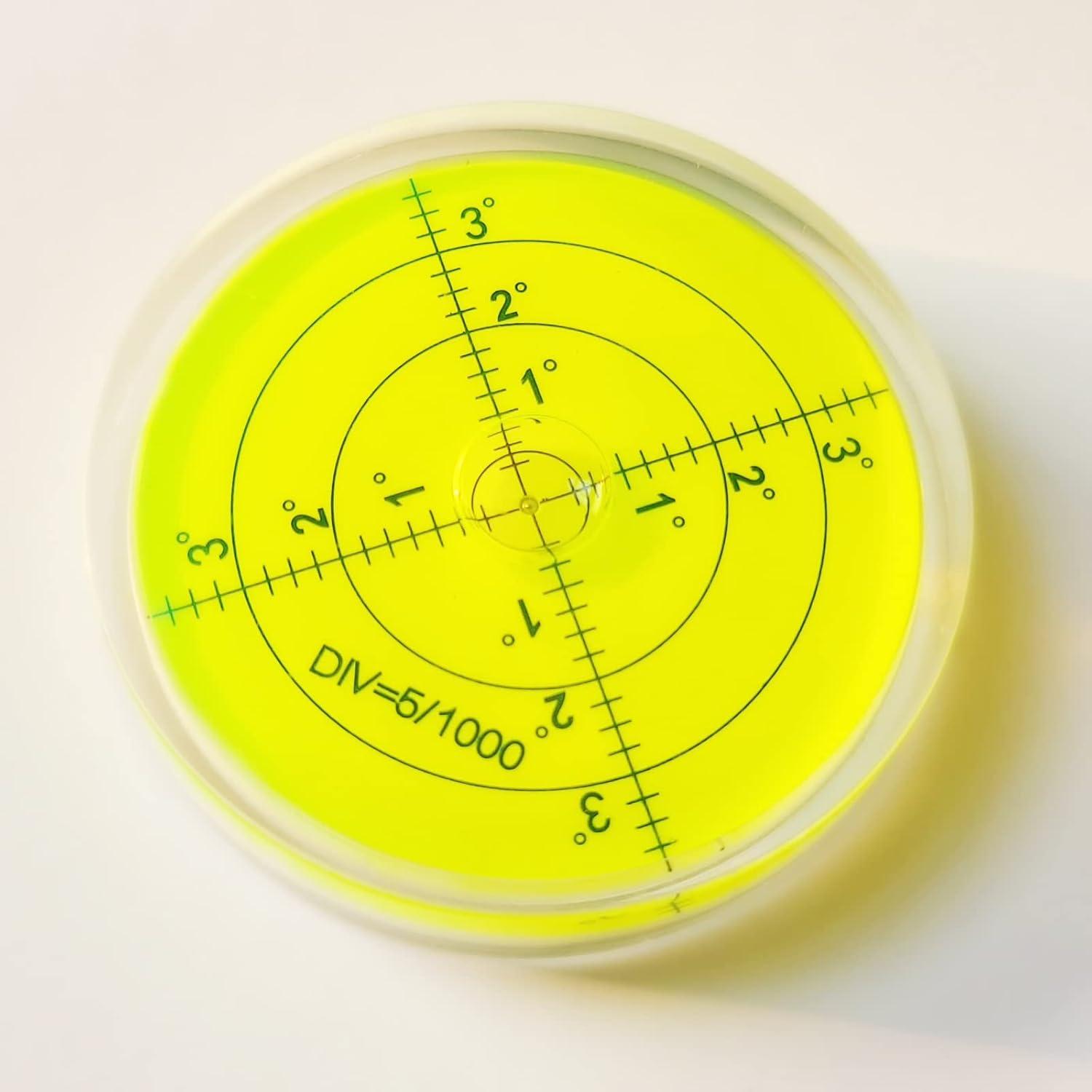 Nivel de Burbuja Circular Magnético GEONASSUR 60mm Precisión