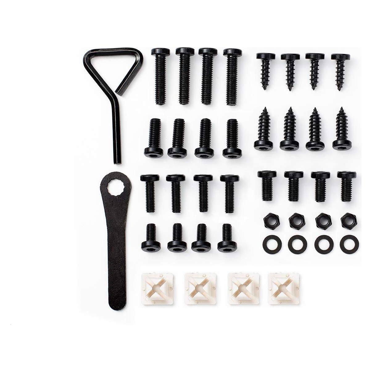 Kit de Tornillos Antirrobo Rightcar Solutions - Acero Inoxidable Negro