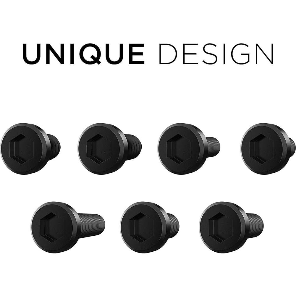 Kit de Tornillos Antirrobo Rightcar Solutions - Acero Inoxidable Negro